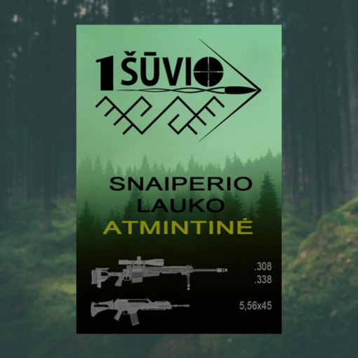 Snaiperio atmintinė knyga mokymai